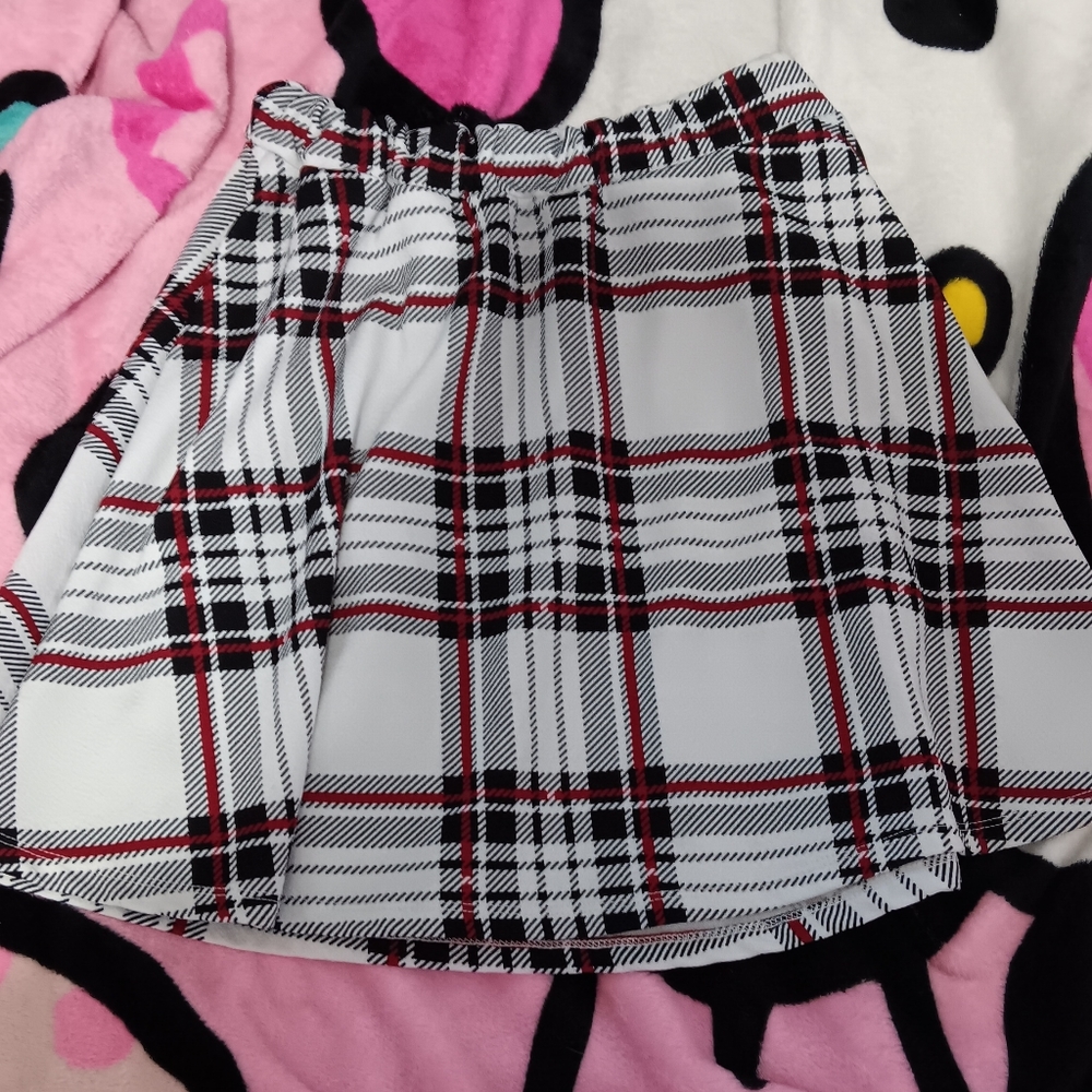 CUTE PLAID FALL SKIRT